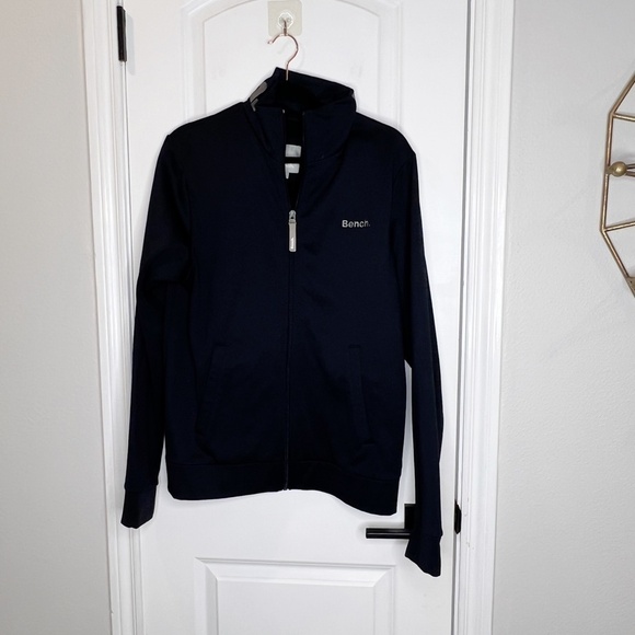 Bench Zip up sweatshirt jacket Black Size Large - Picture 1 of 4
